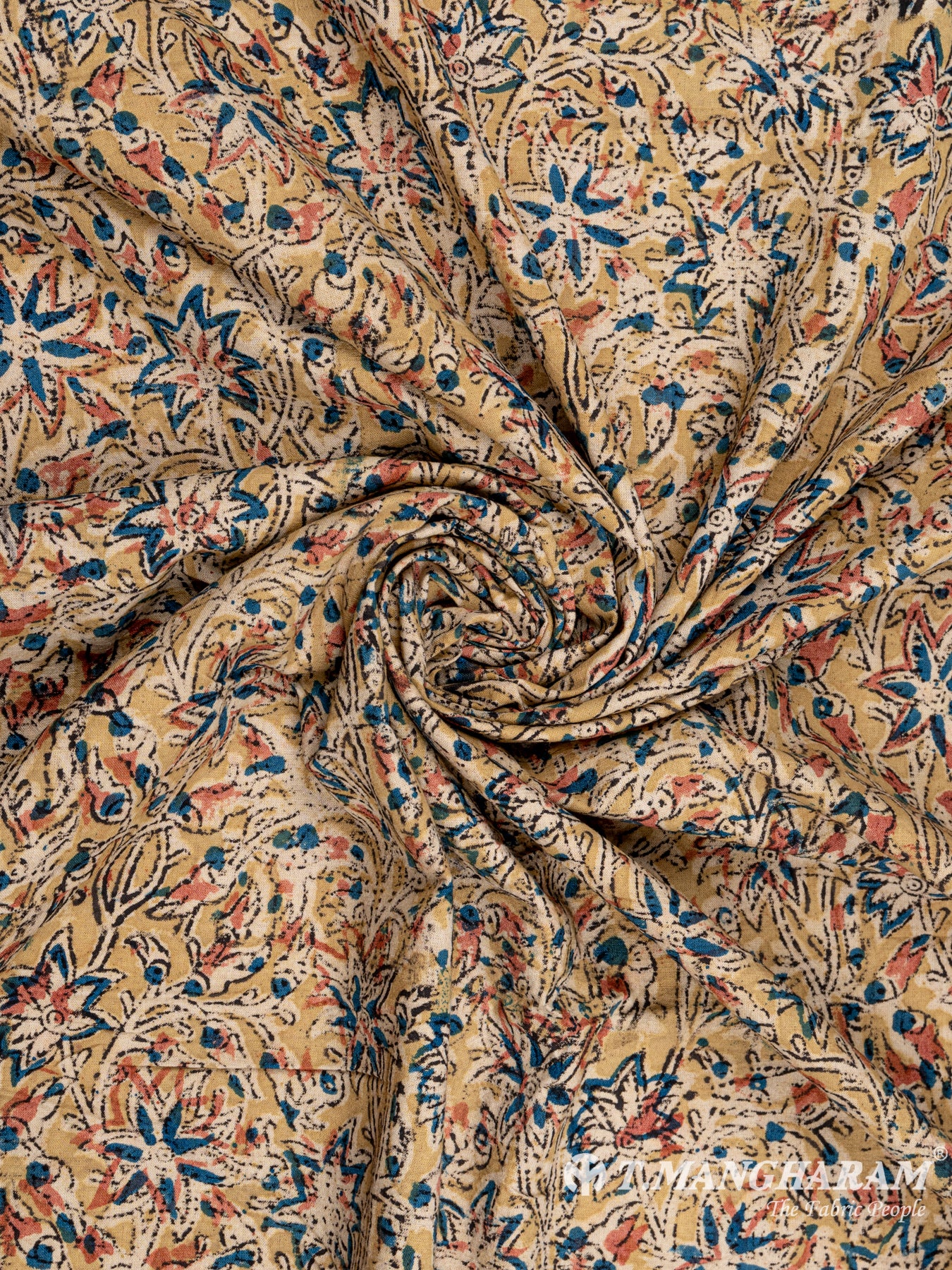 Yellow Cotton Fabric - EA2103 view-1