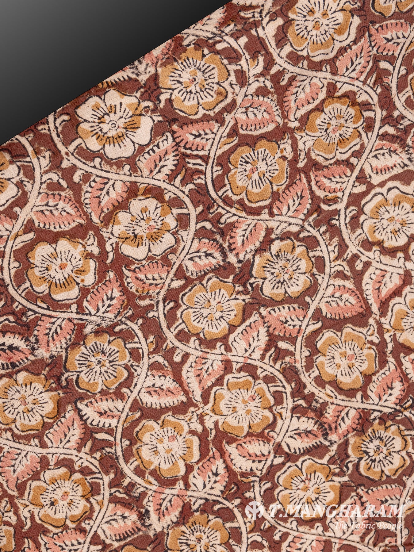 Brown Cotton Fabric - EA2087 view-2