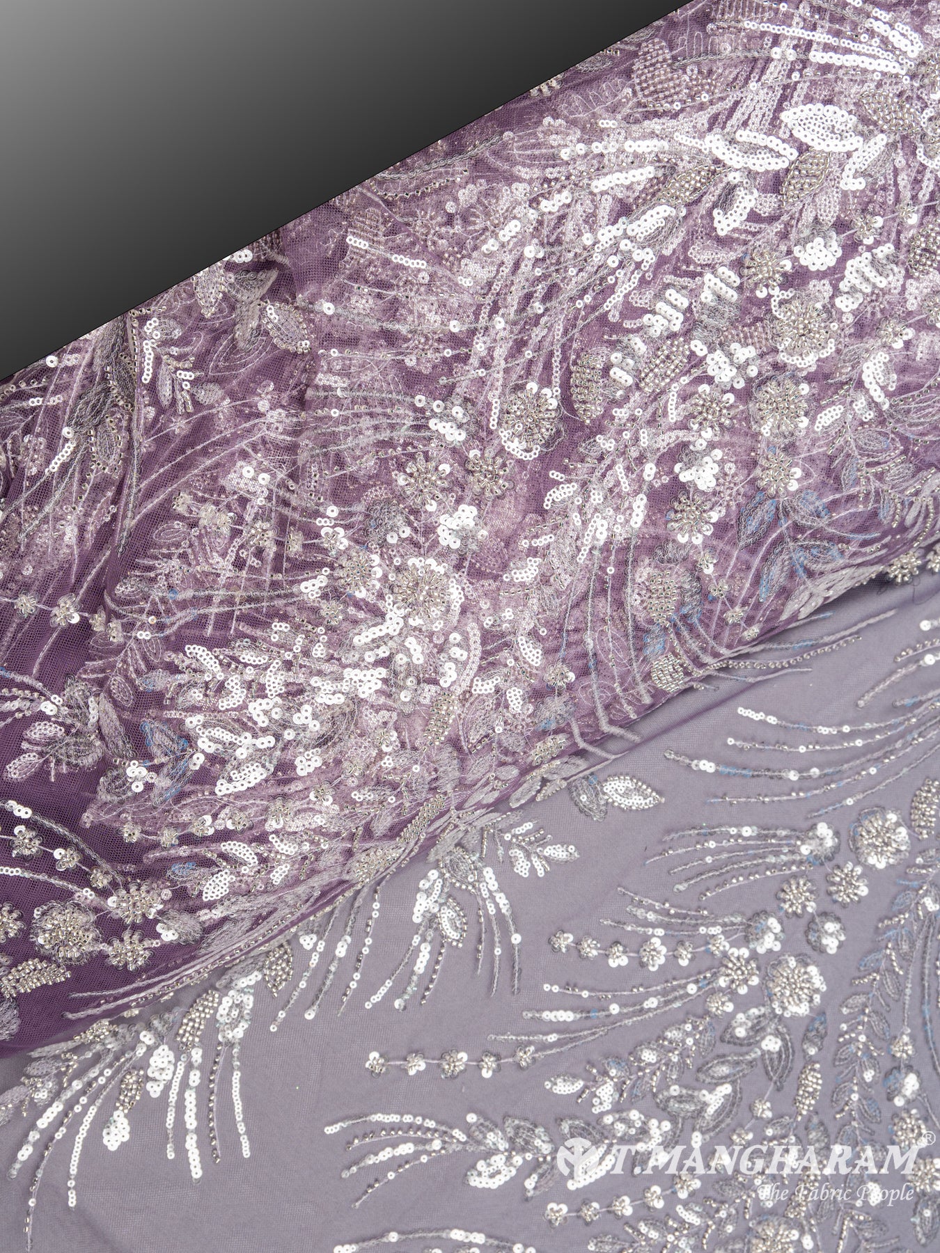 Purple Fancy Net Fabric - EB3191 view-2