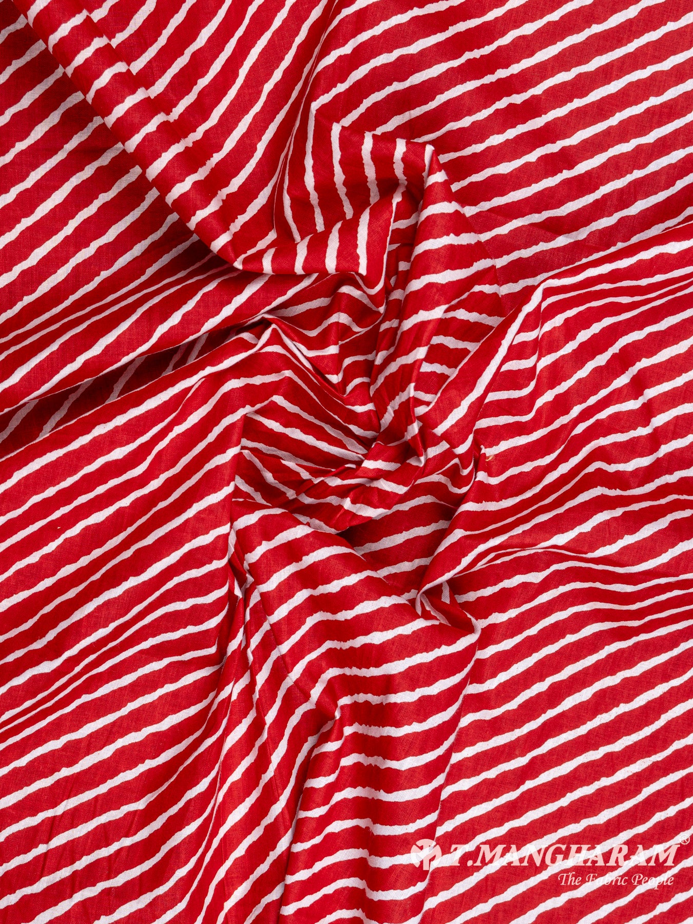 Red Cotton Fabric - EC6193 view-4