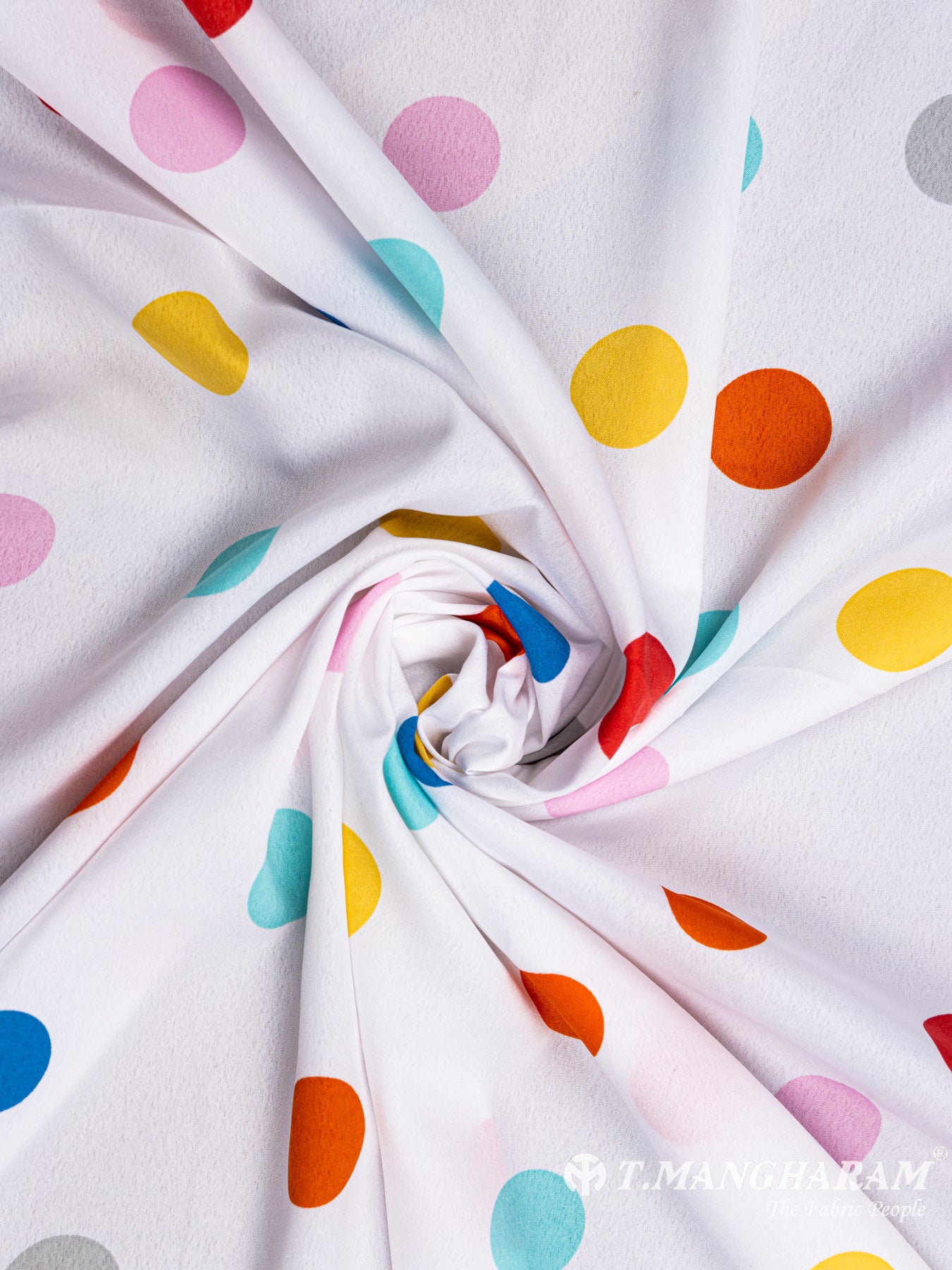 White Crepe Fabric - EC4609 view-1