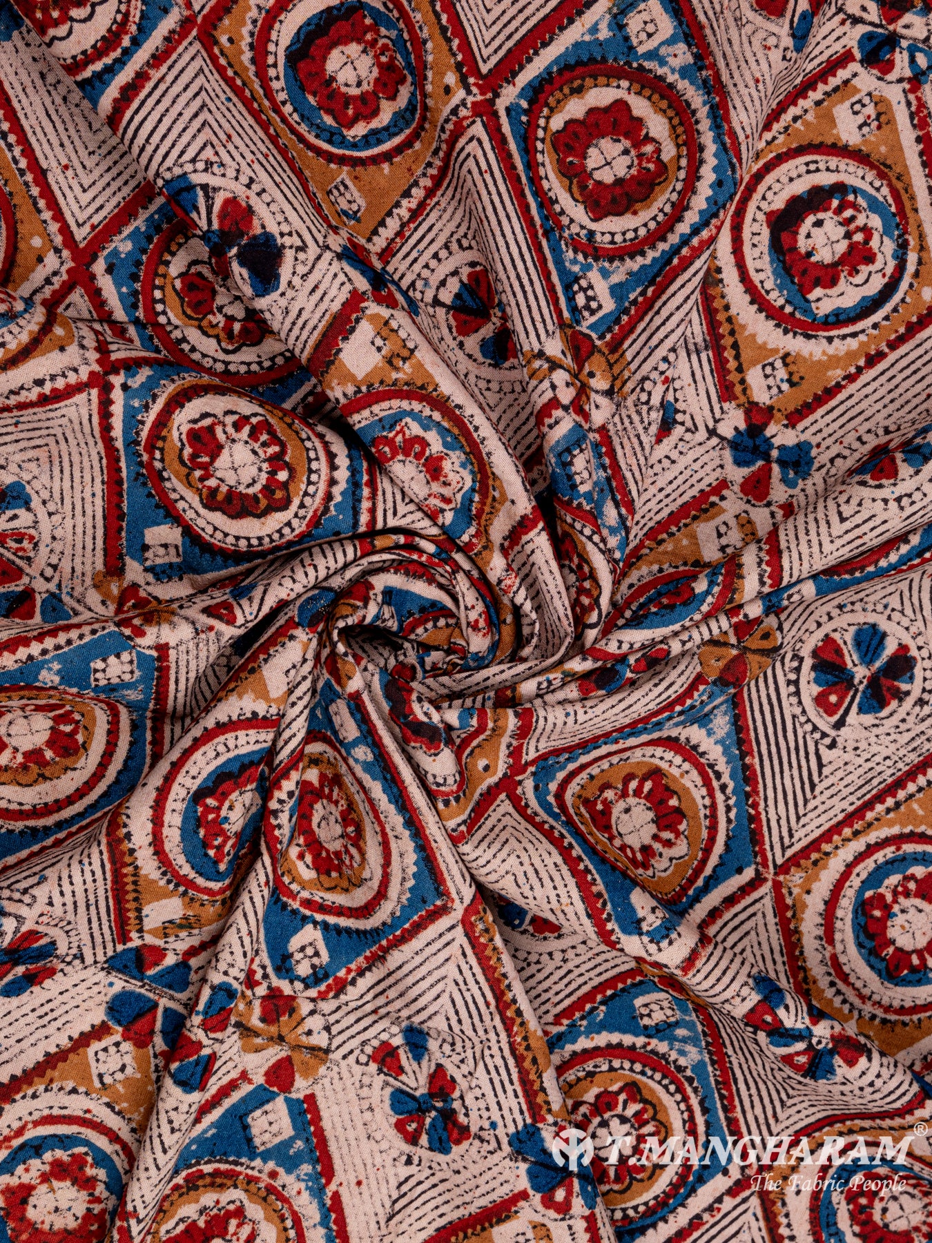 Beige Cotton Fabric - EA2120 view-1