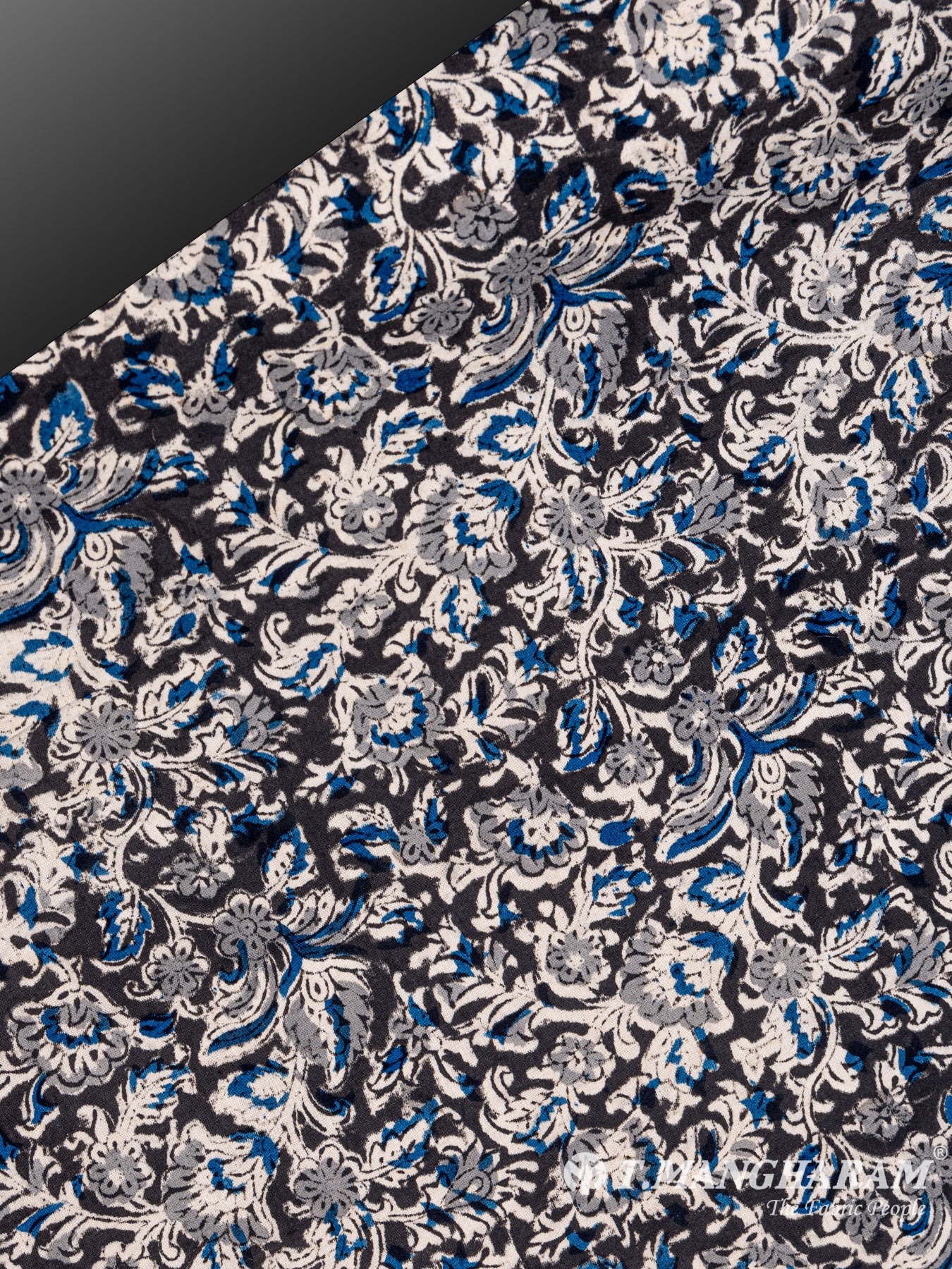 Black Cotton Fabric - EA2072 view-2