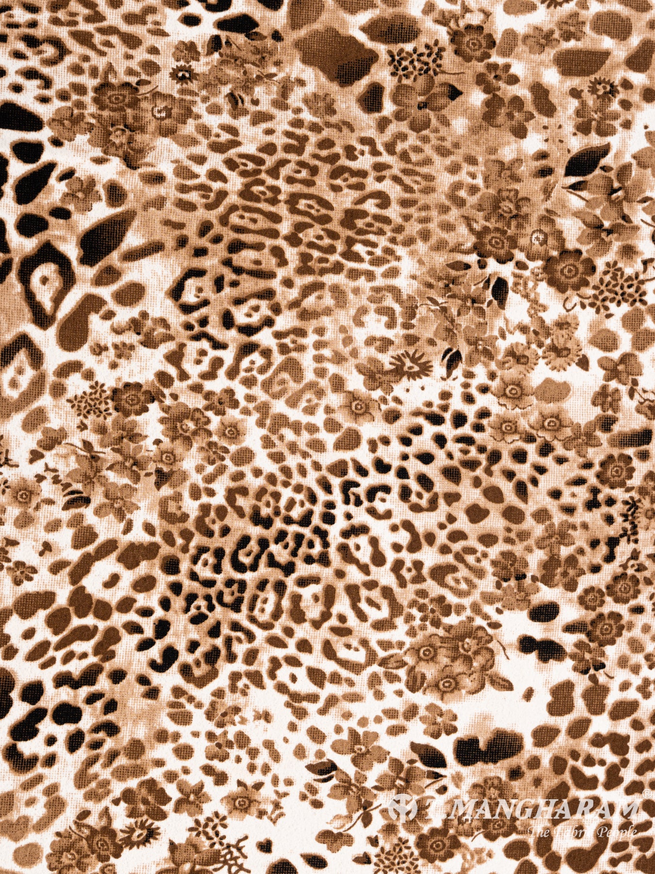 Beige Crepe Fabric - EC4616 view-3