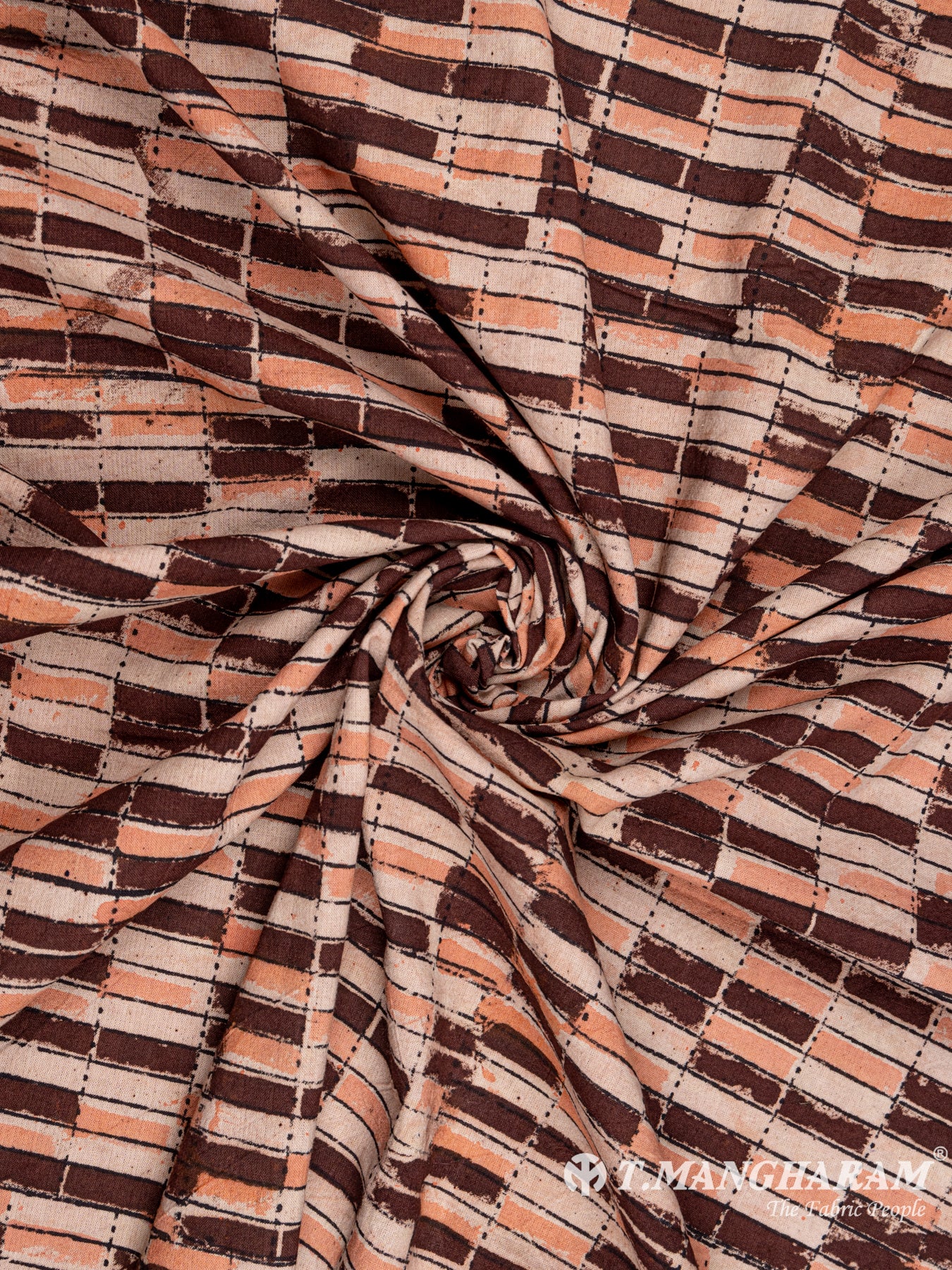 Beige Cotton Fabric - EA2124 view-1
