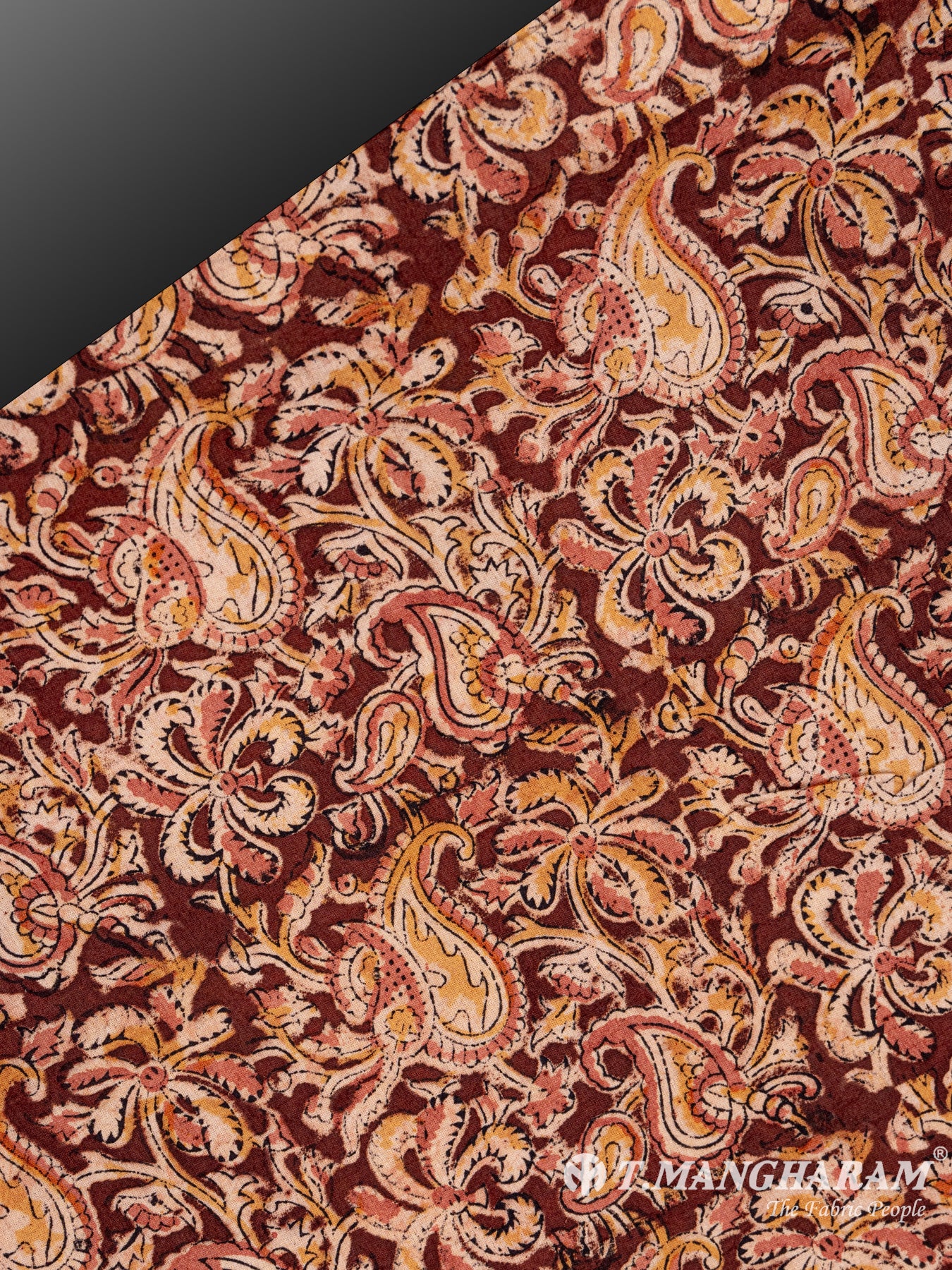 Maroon Cotton Fabric - EA2060 view-2