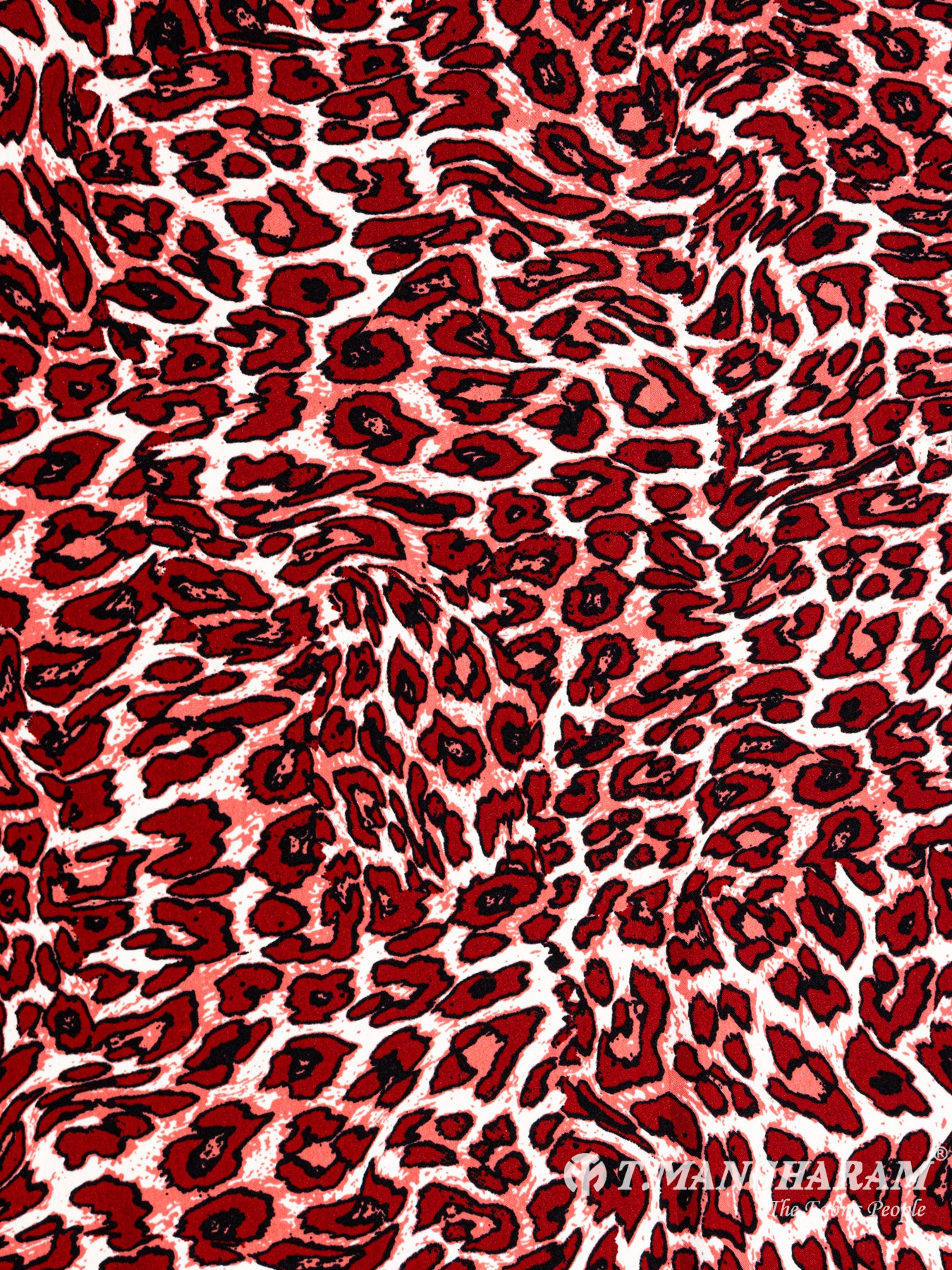 Red Crepe Fabric - EC4586 view-3