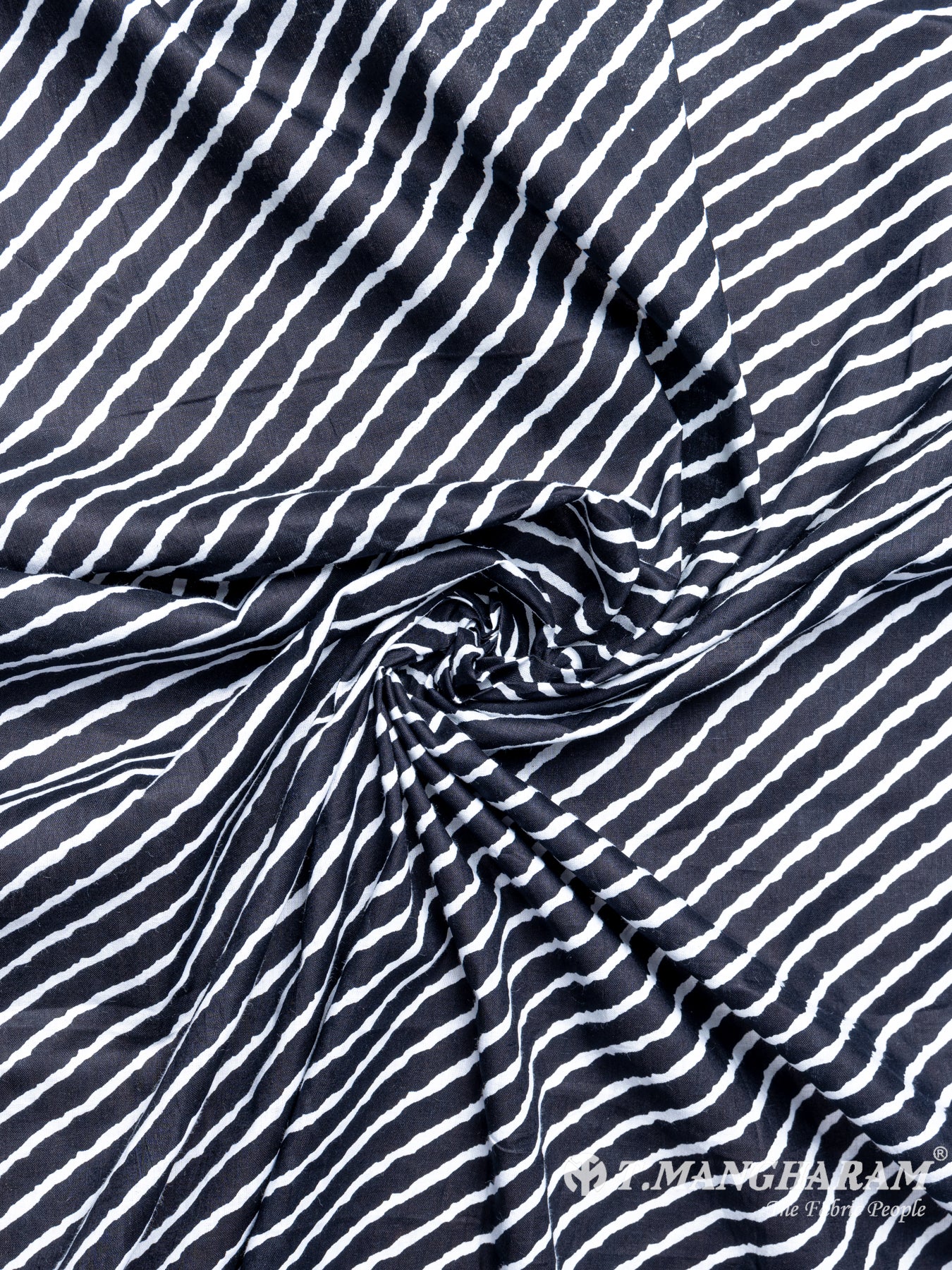 Black Cotton Fabric - EC6191 view-1