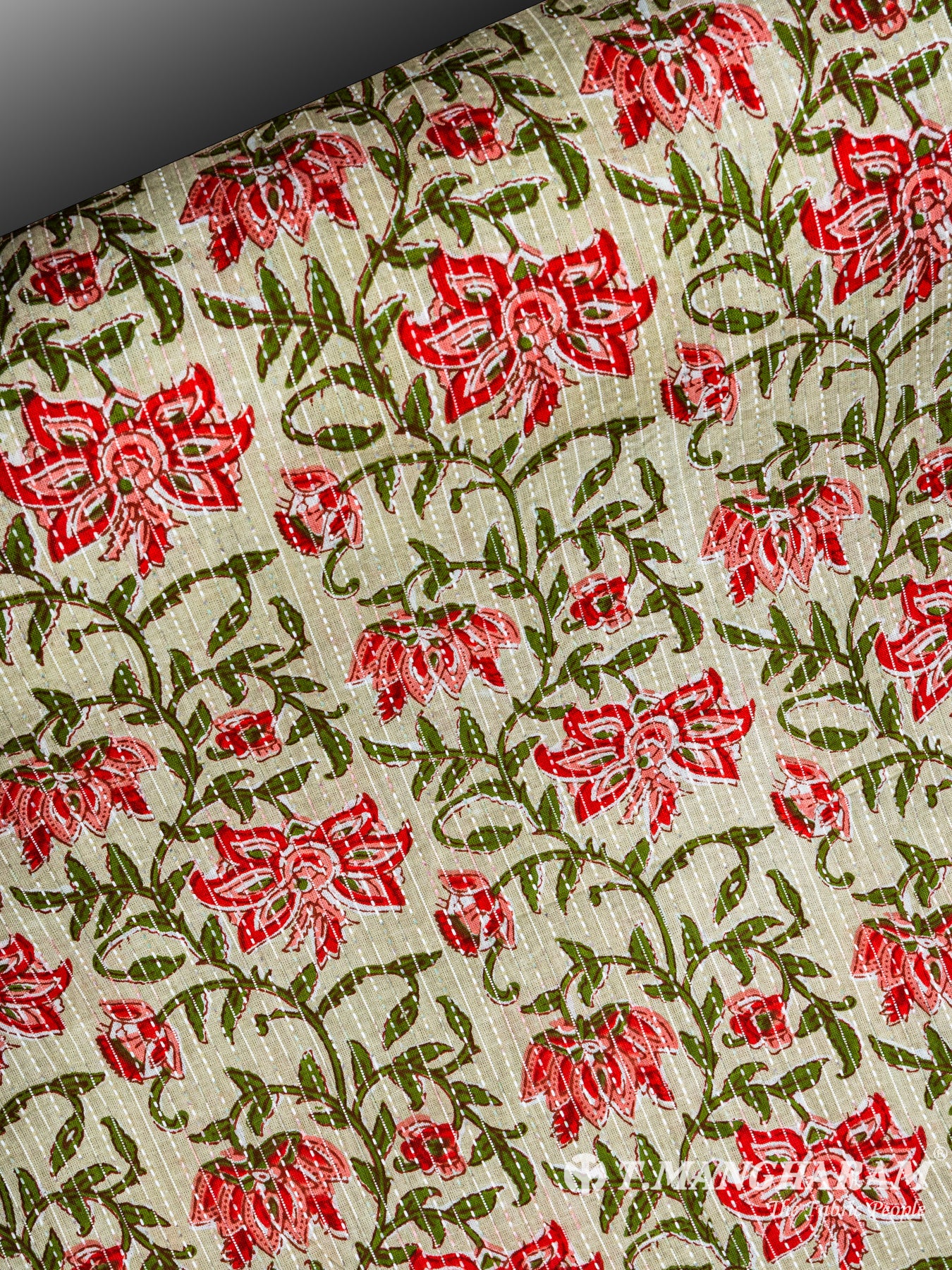 Pista Green Cotton Fabric - EC6210 view-2