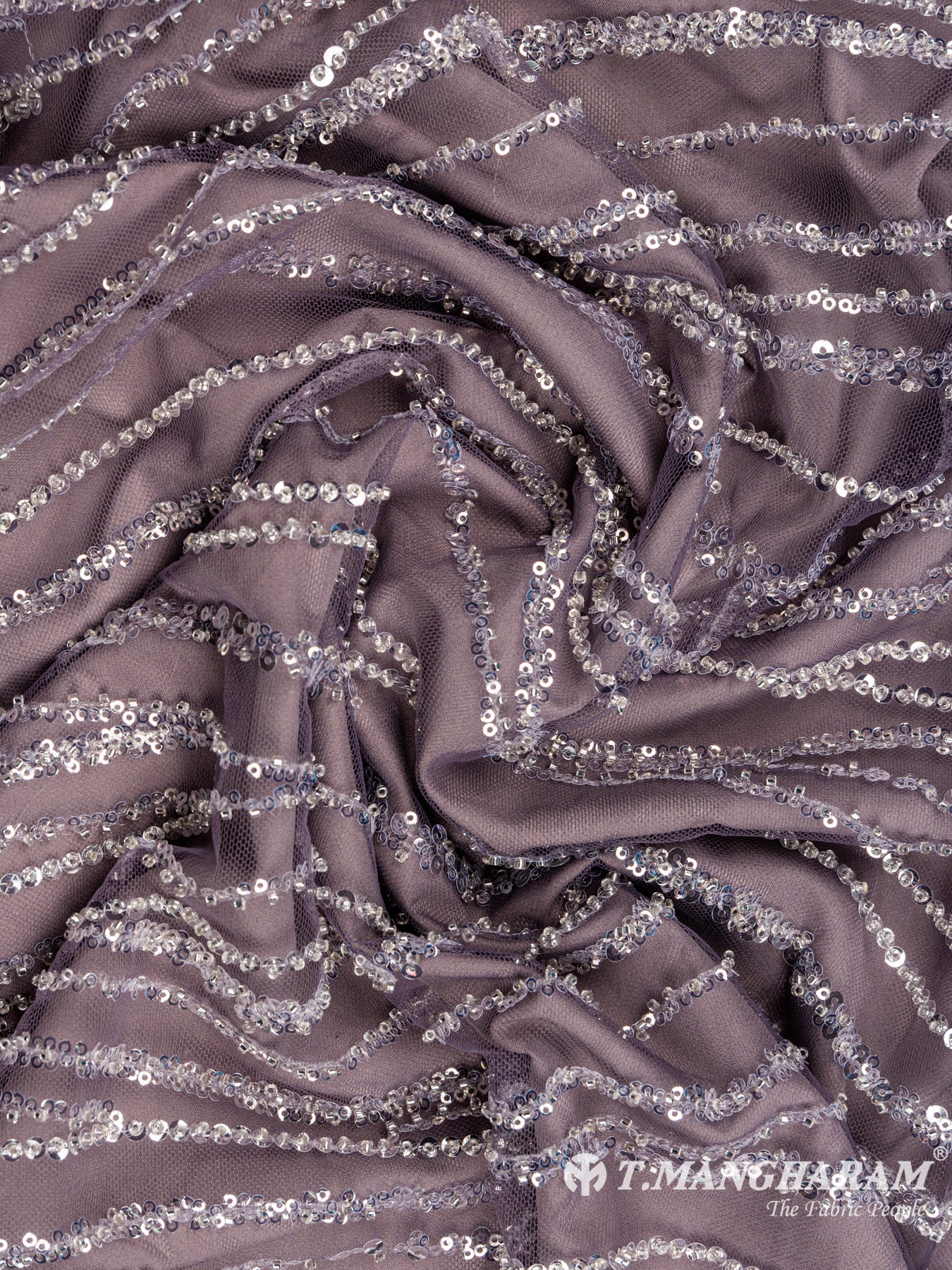 Violet Fancy Net Fabric - EB3927 view-4