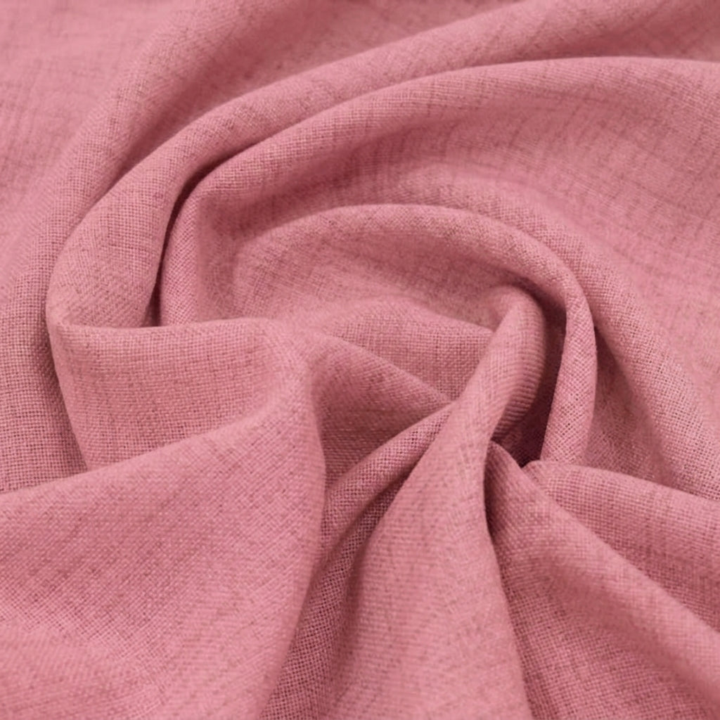 Swirled Plain Dusty Pink Plain Cambric Cotton Fabric