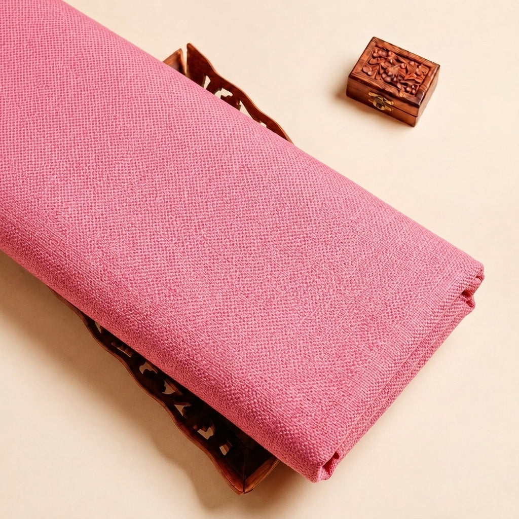 Dusty Pink Net Plain Net Fabric