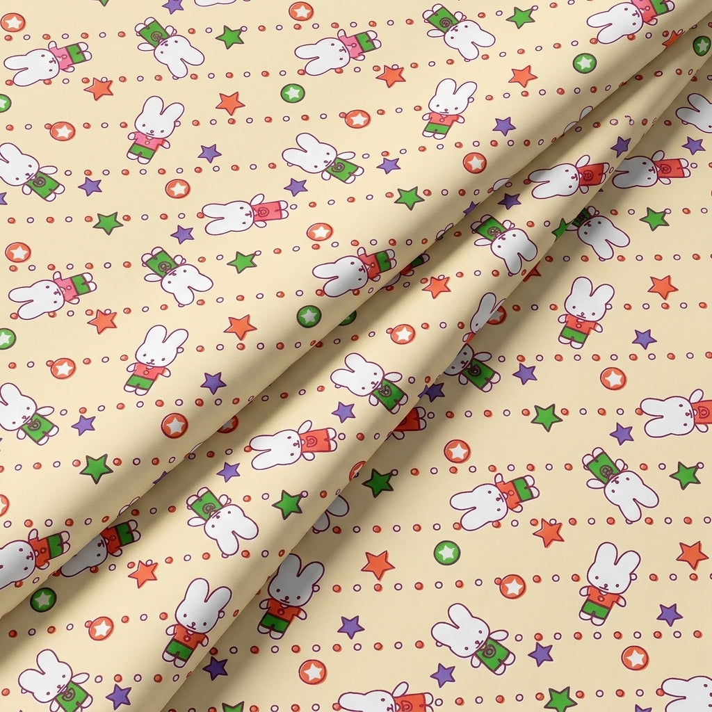 Printed Cotton Fabric - EA2528 - folds