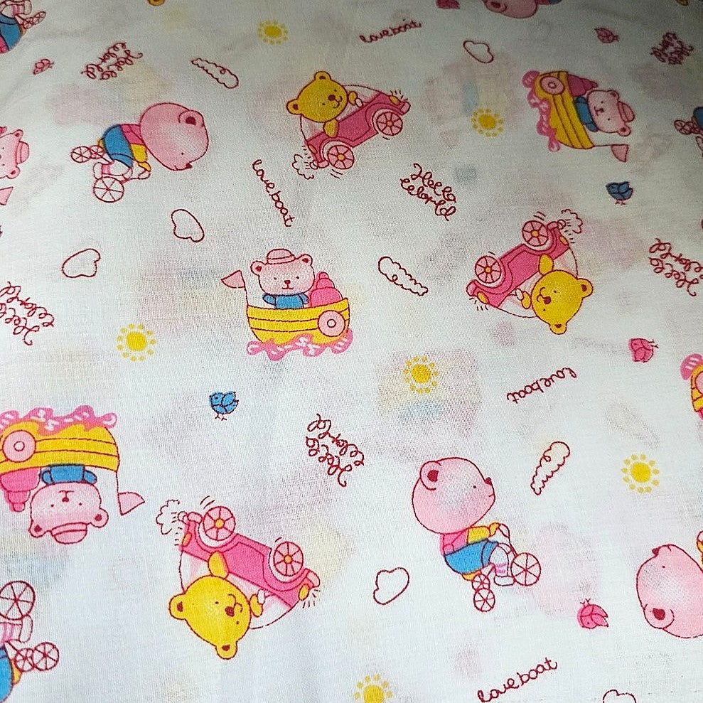 Printed Cotton Fabric - EA2543 - Flat fabric