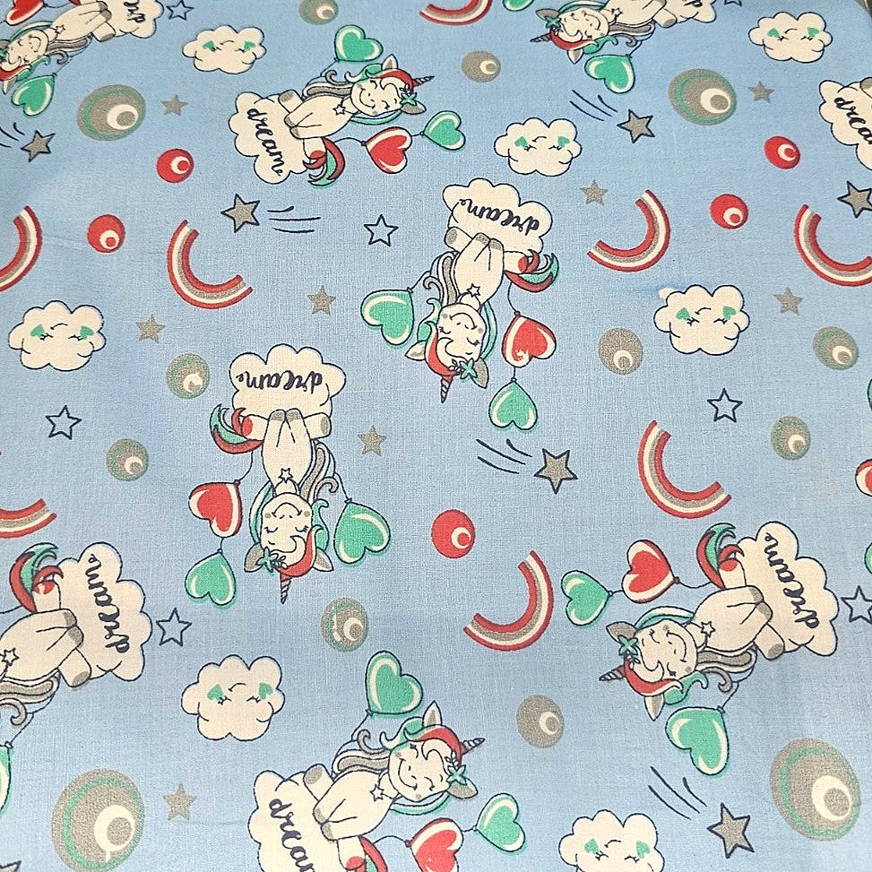 Printed Cotton Fabric - EA2605 - Flat fabric