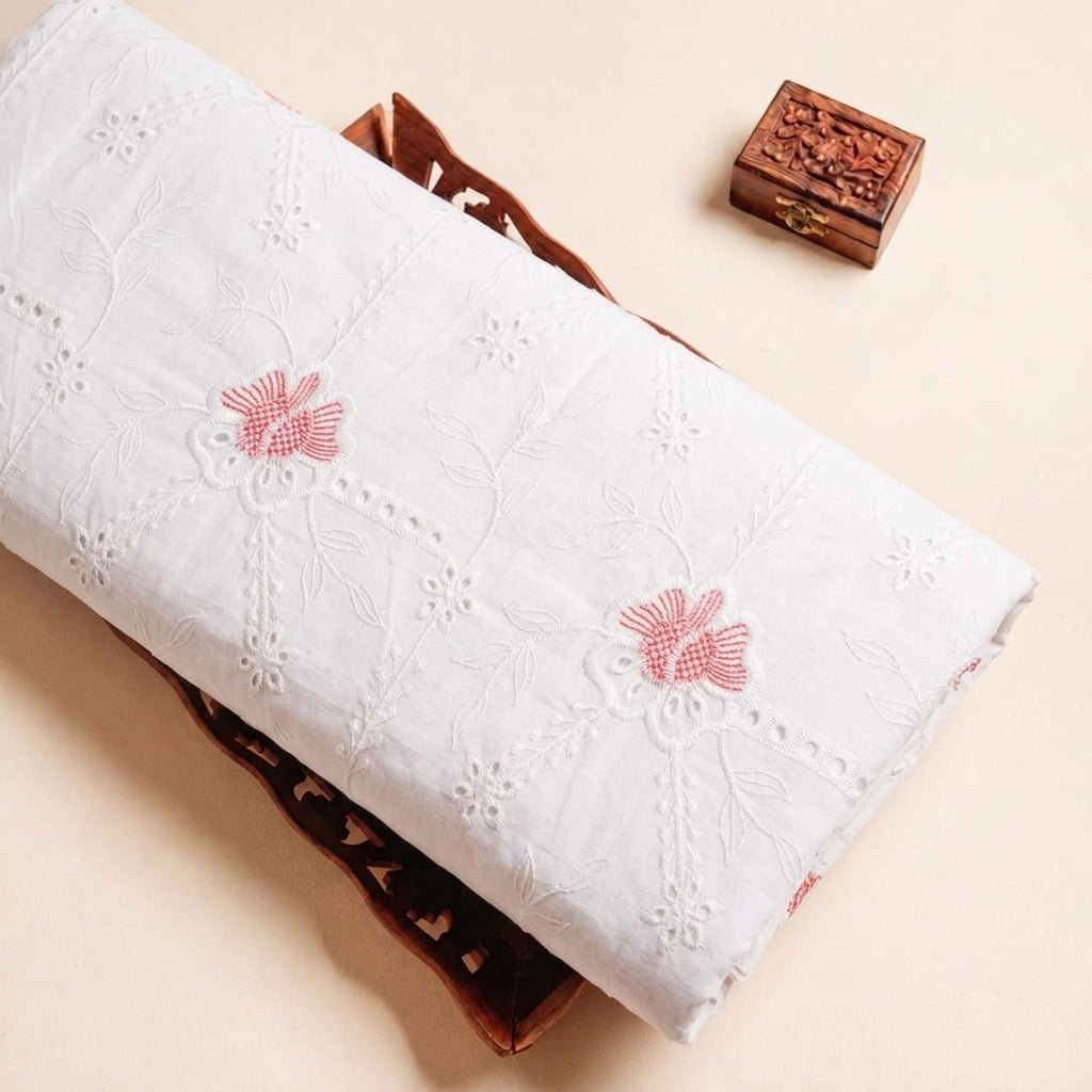 Embroidery Cotton Fabric - EA3908 - tray_3
