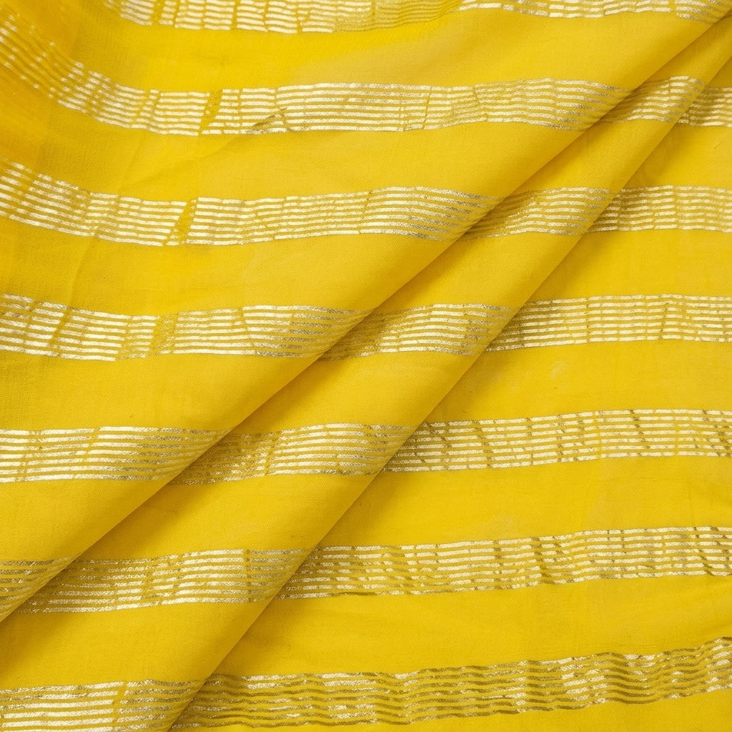 Zari Stripes Georgette Fabric