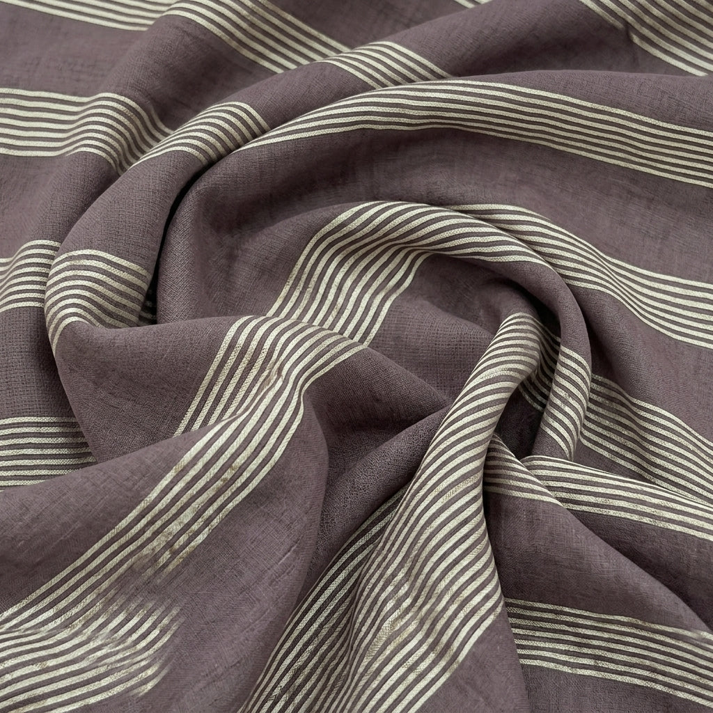 Zari Stripes Georgette Fabric