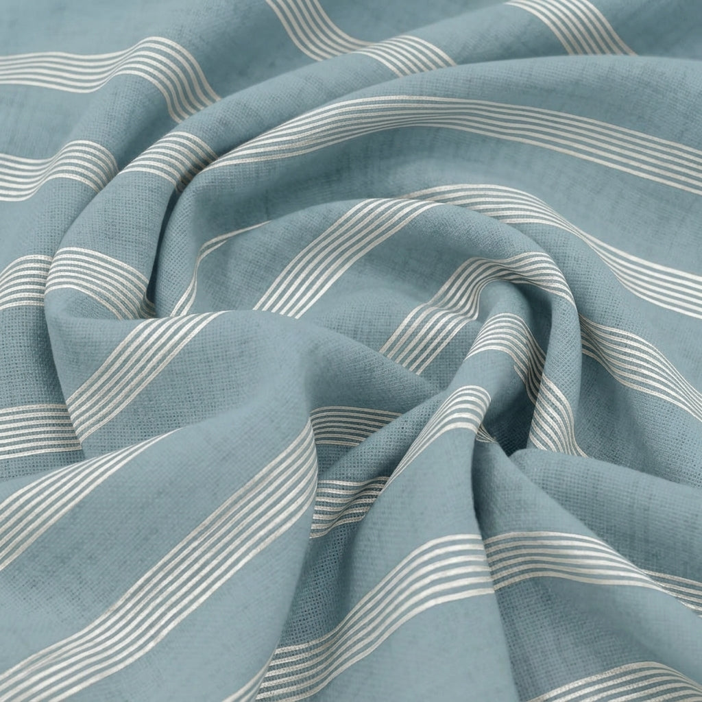 Zari Stripes Georgette Fabric