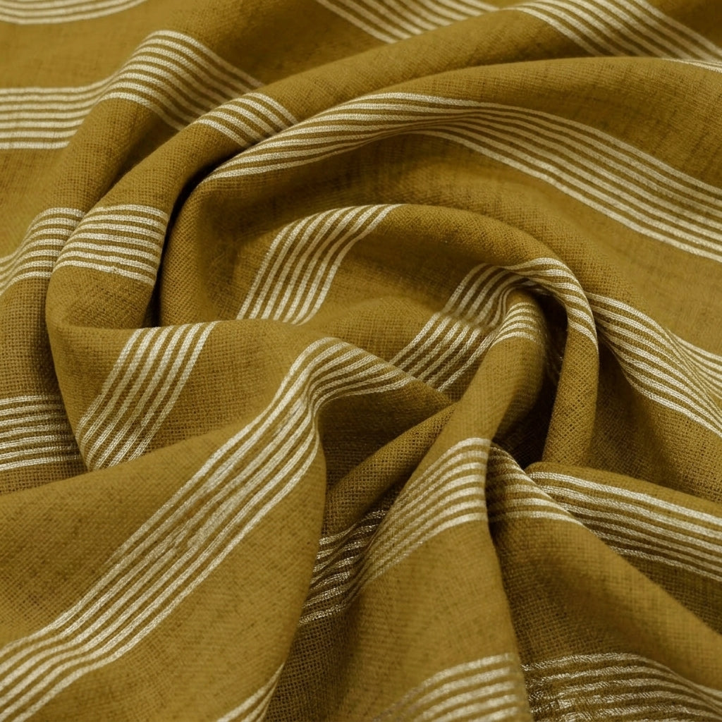 Zari Stripes Georgette Fabric