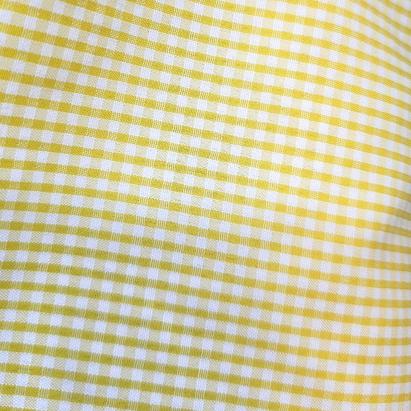 Checked Terry Cotton Fabric - EA4207 - Flat fabric