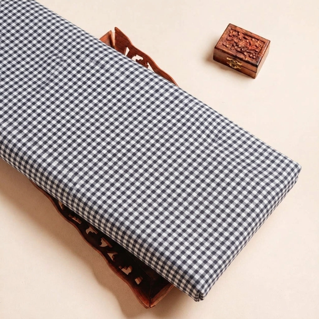 Checked Terry Cotton Fabric - EA4214 - tray_3