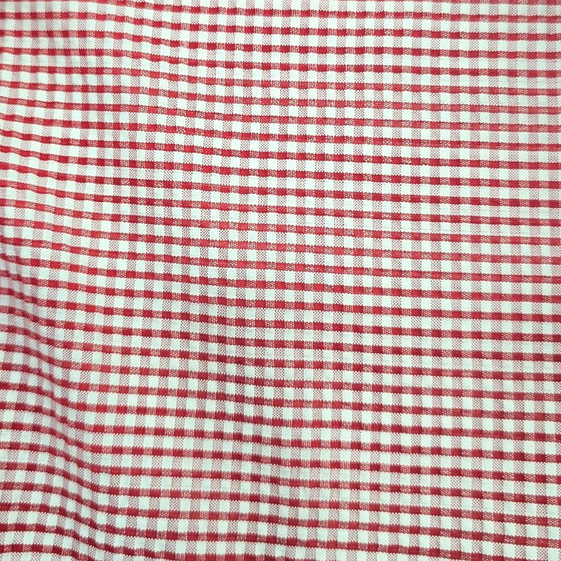 Checked Terry Cotton Fabric - EA4220 - Flat fabric