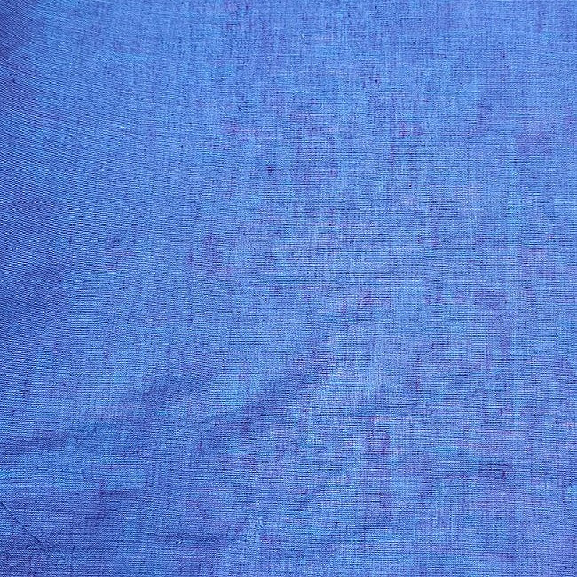 Zari Border Cotton Fabric - EA4297 - Flat fabric