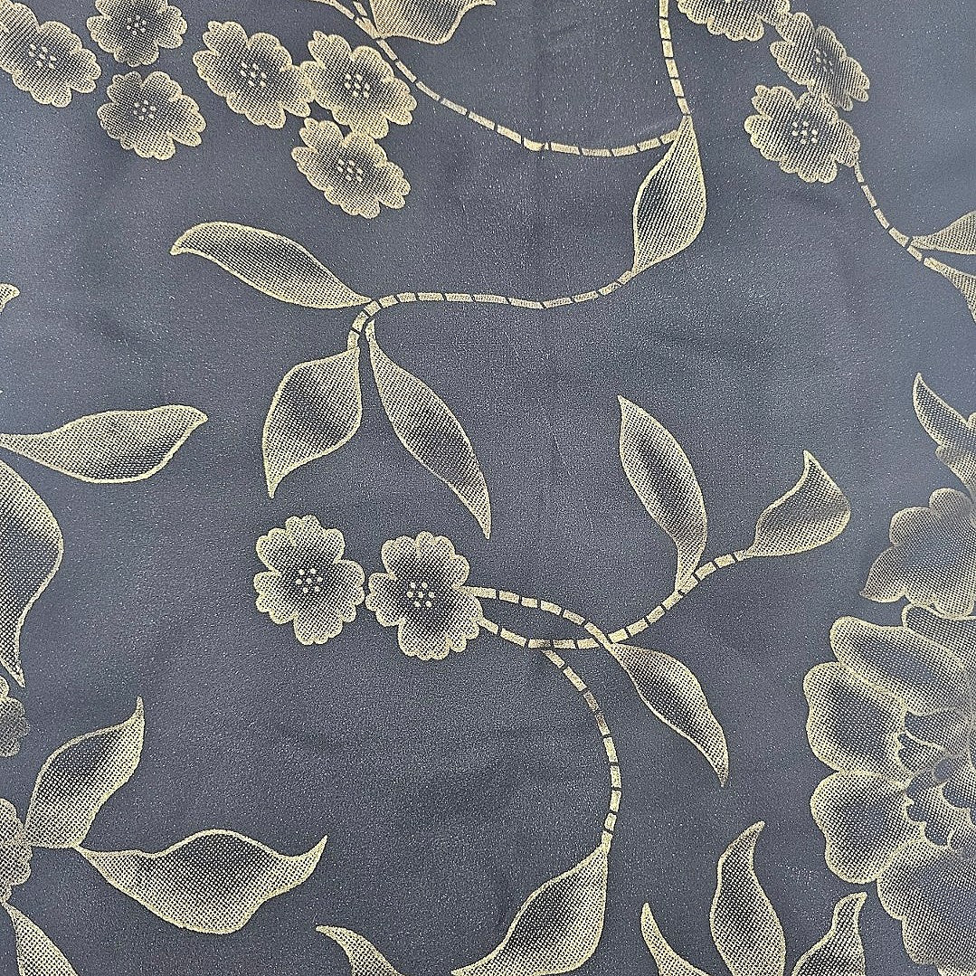 Pink Floral Satin Georgette Fabric - EA4410