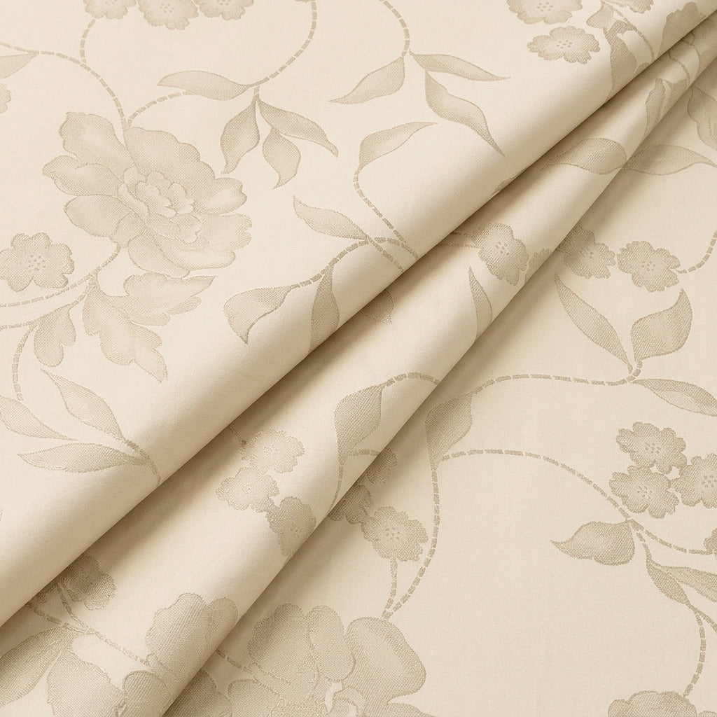 Pink Floral Satin Georgette Fabric - EA4410