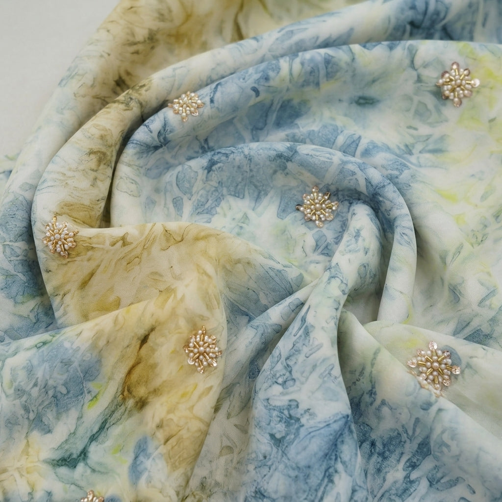 Embroidery Crepe Fabric