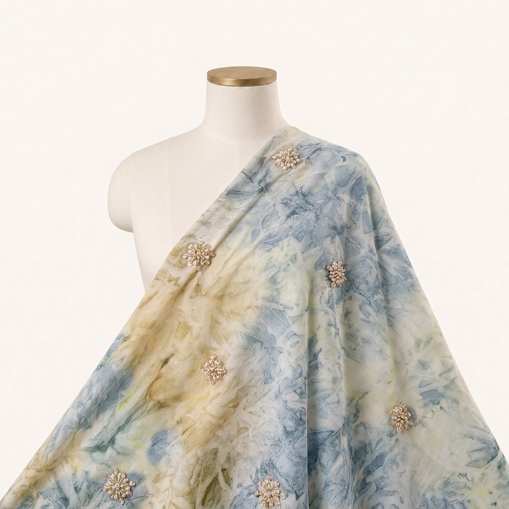 Embroidery Crepe Fabric
