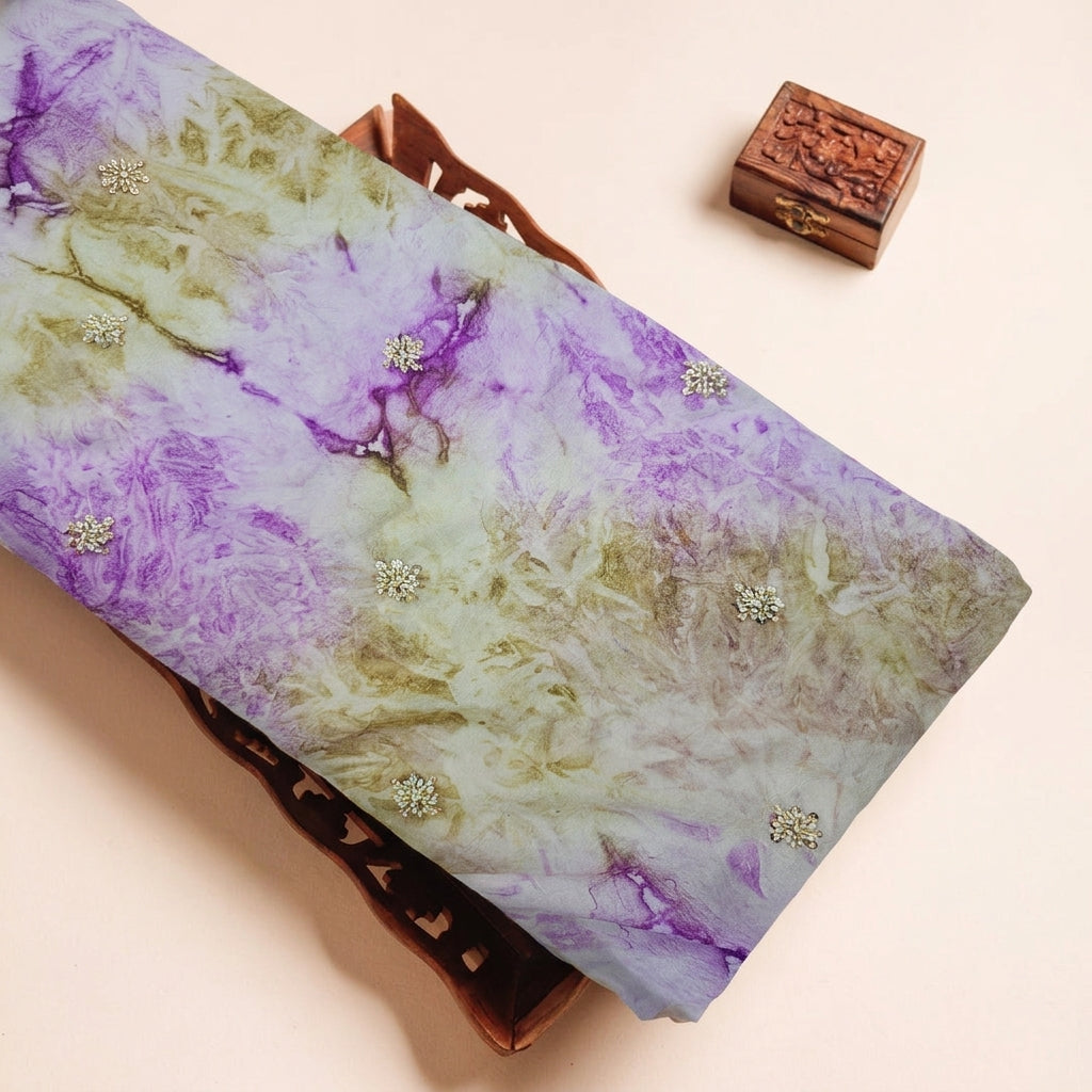 Embroidery Crepe Fabric