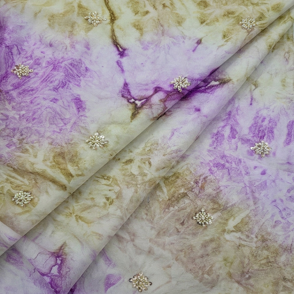 Embroidery Crepe Fabric