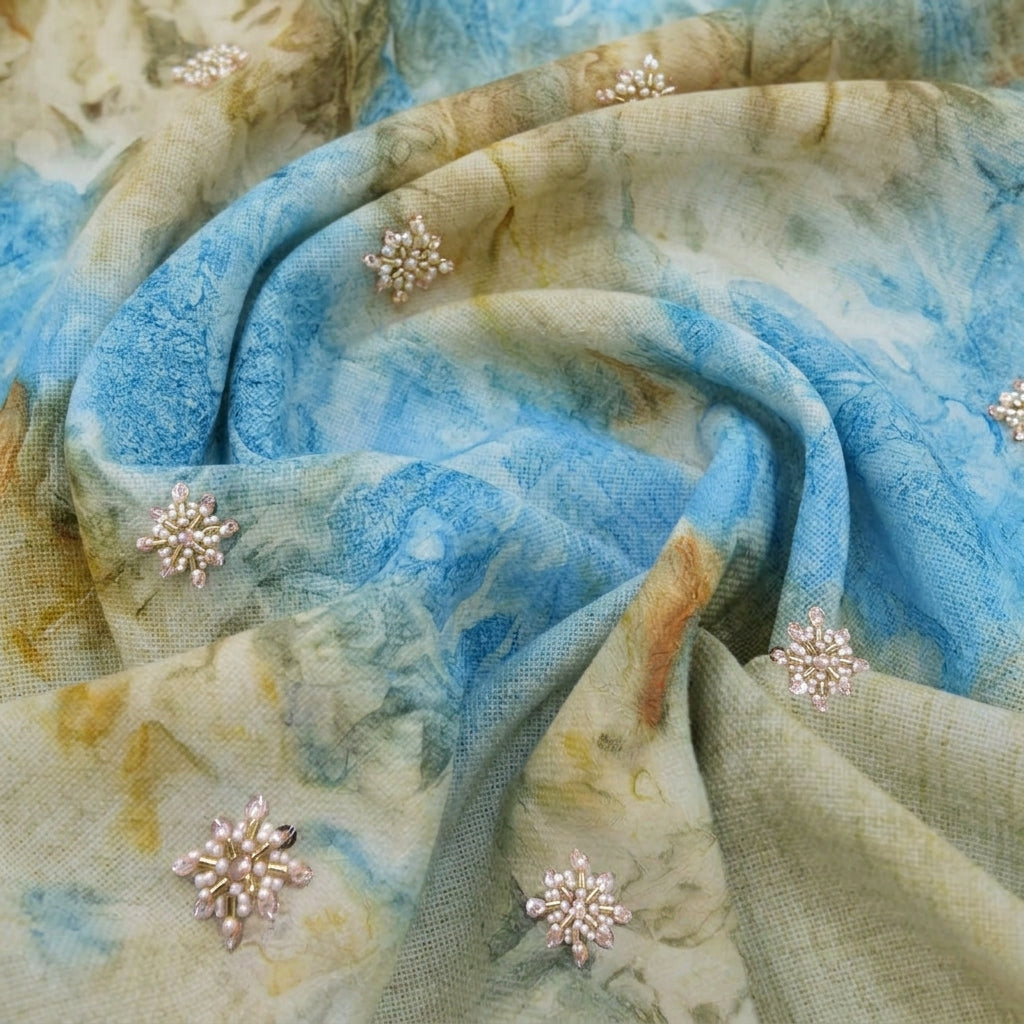 Embroidery Crepe Fabric