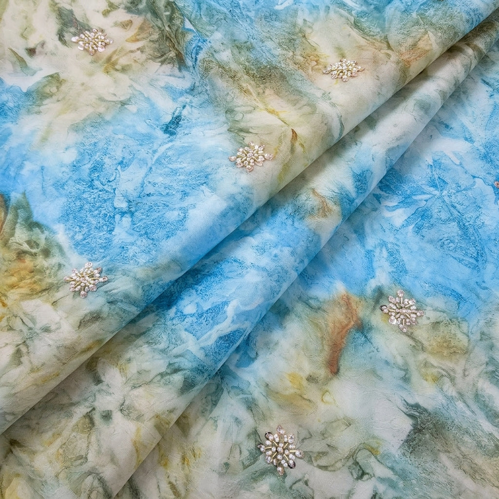 Embroidery Crepe Fabric