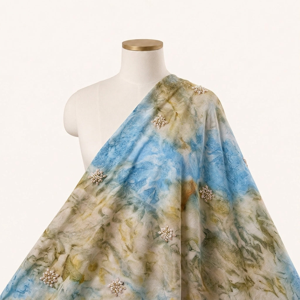 Embroidery Crepe Fabric