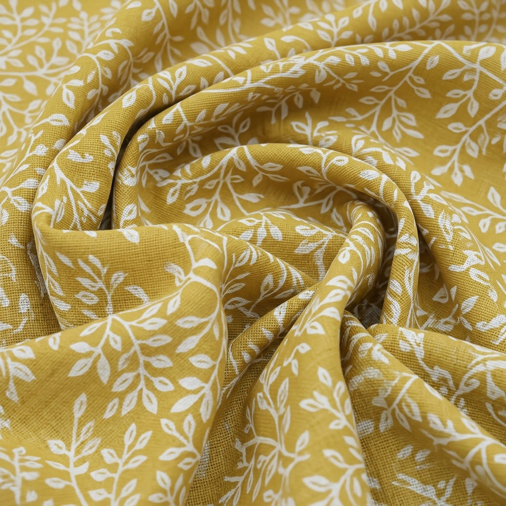 Foil Print Rayon Fabric