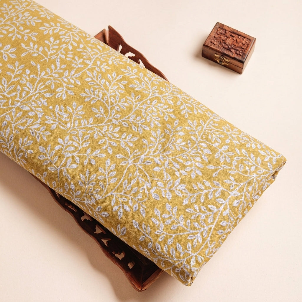 Foil Print Rayon Fabric