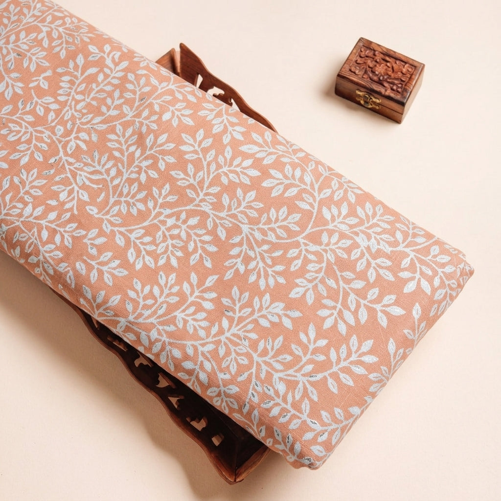 Foil Print Rayon Fabric