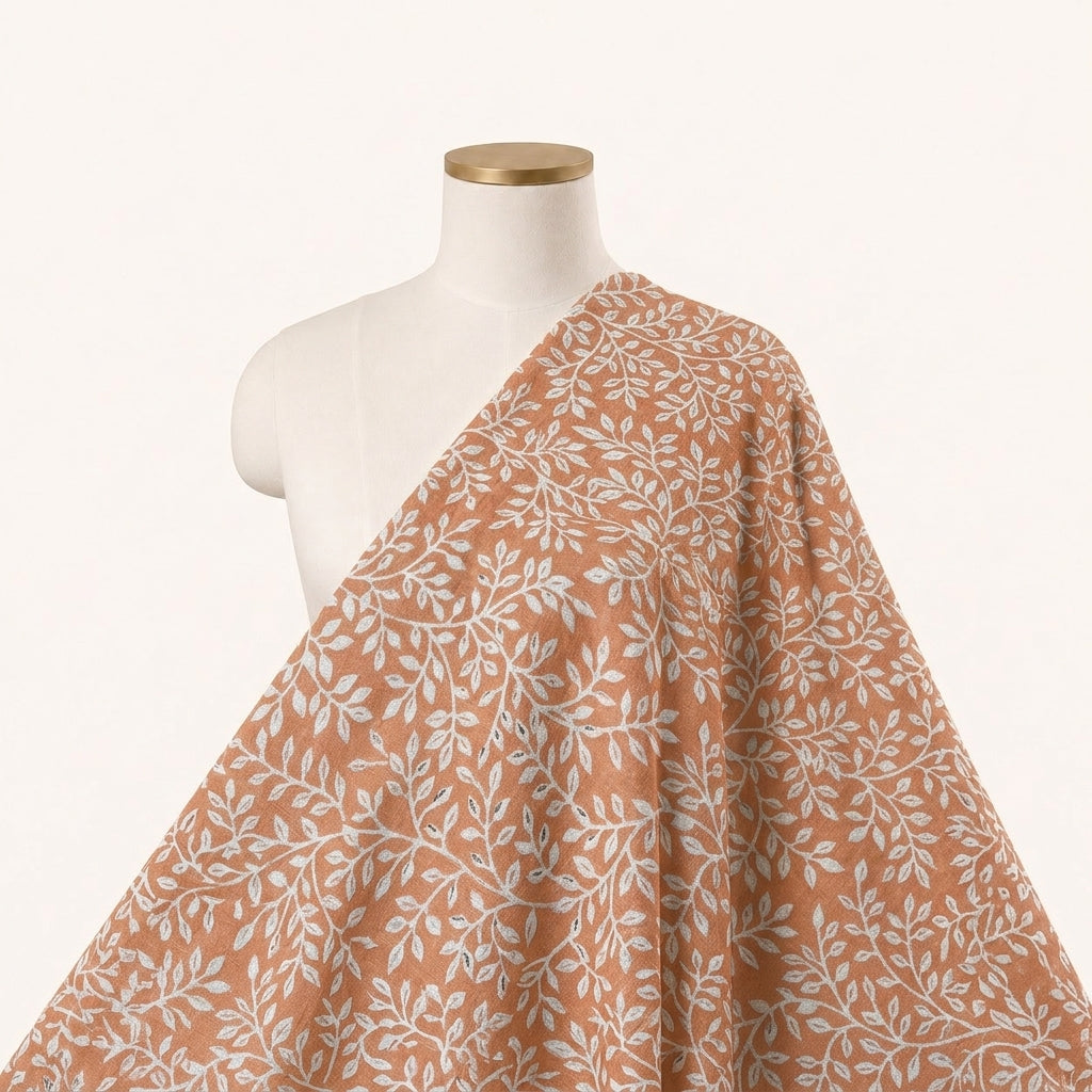 Foil Print Rayon Fabric