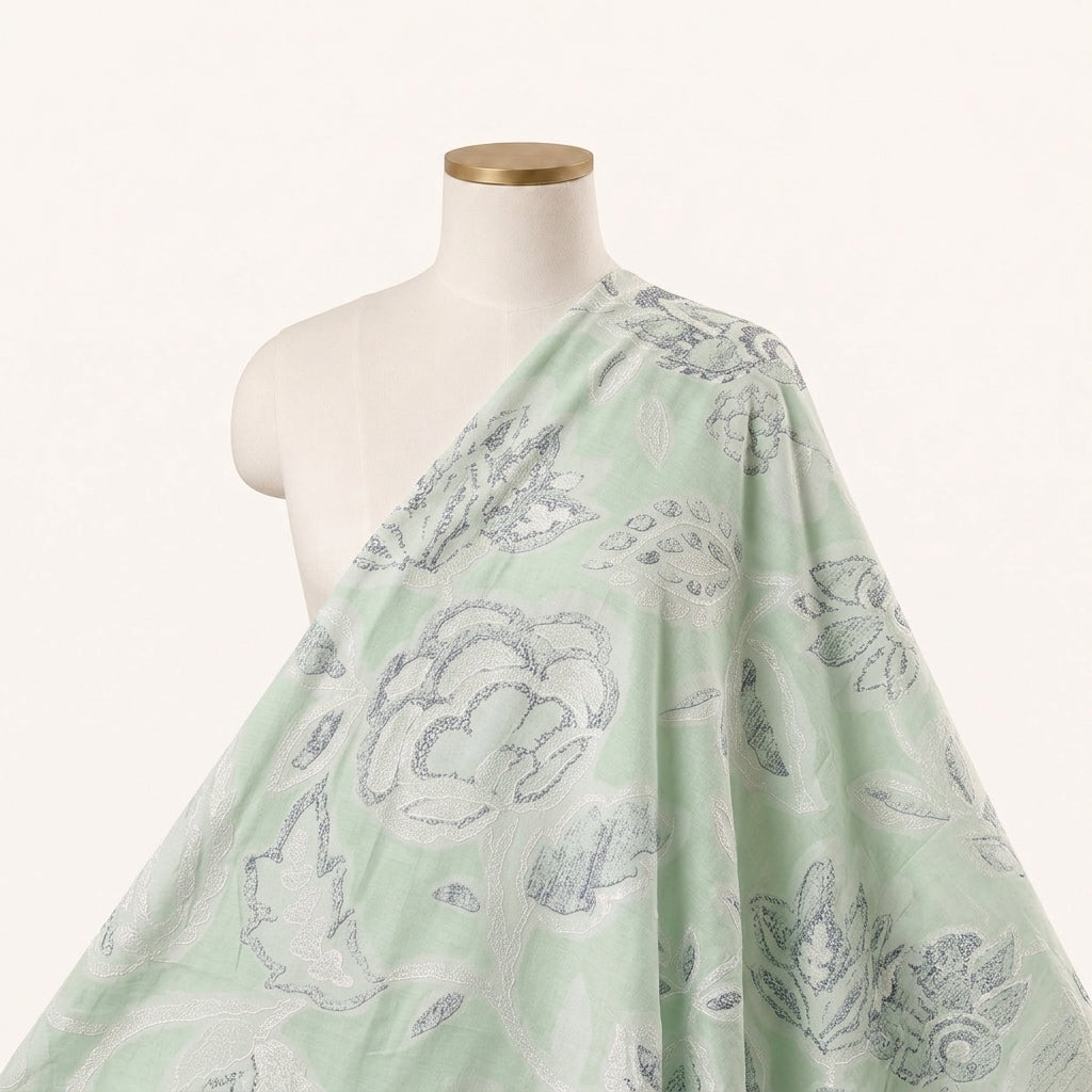 Floral Mul Cotton Fabric