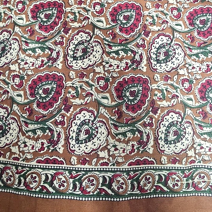 Paisley Cotton Fabric - EA4564 - Flat fabric