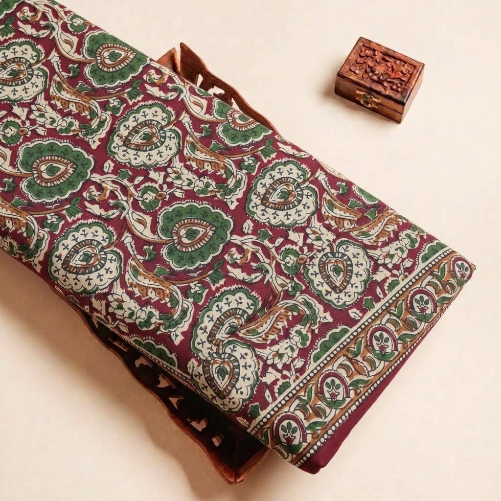 Paisley Cotton Fabric - EA4566 - tray_4