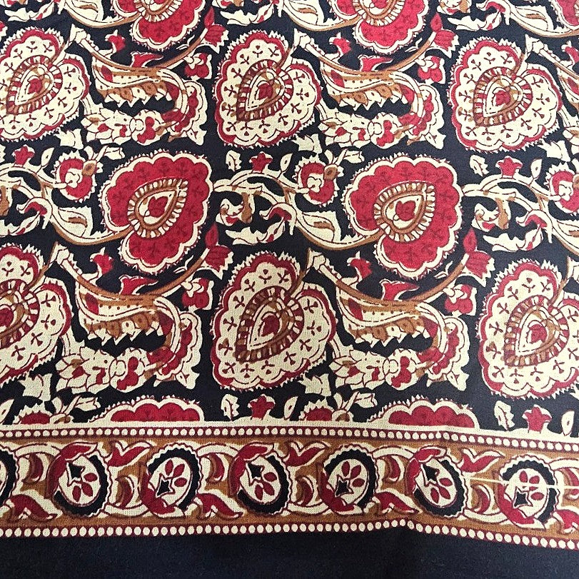 Paisley Cotton Fabric - EA4569 - Flat fabric