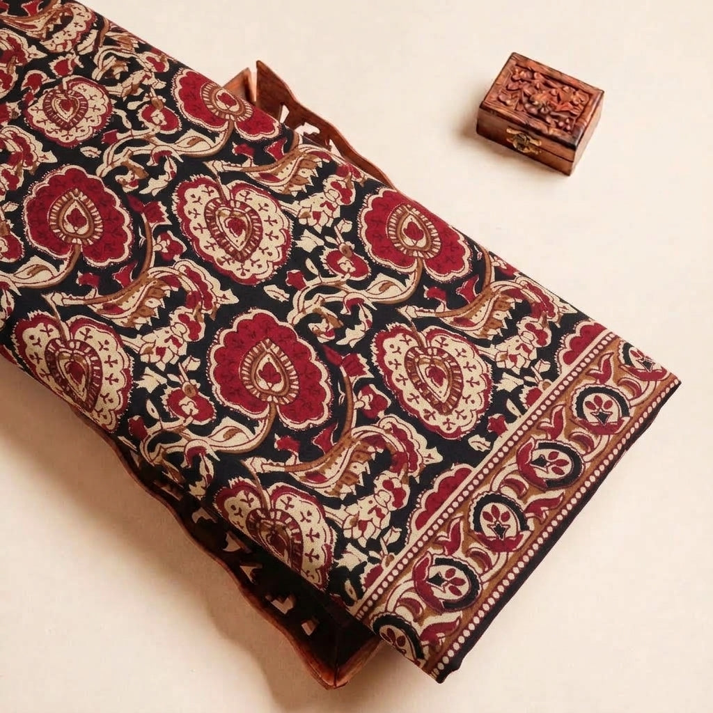 Paisley Cotton Fabric - EA4569 - tray_4