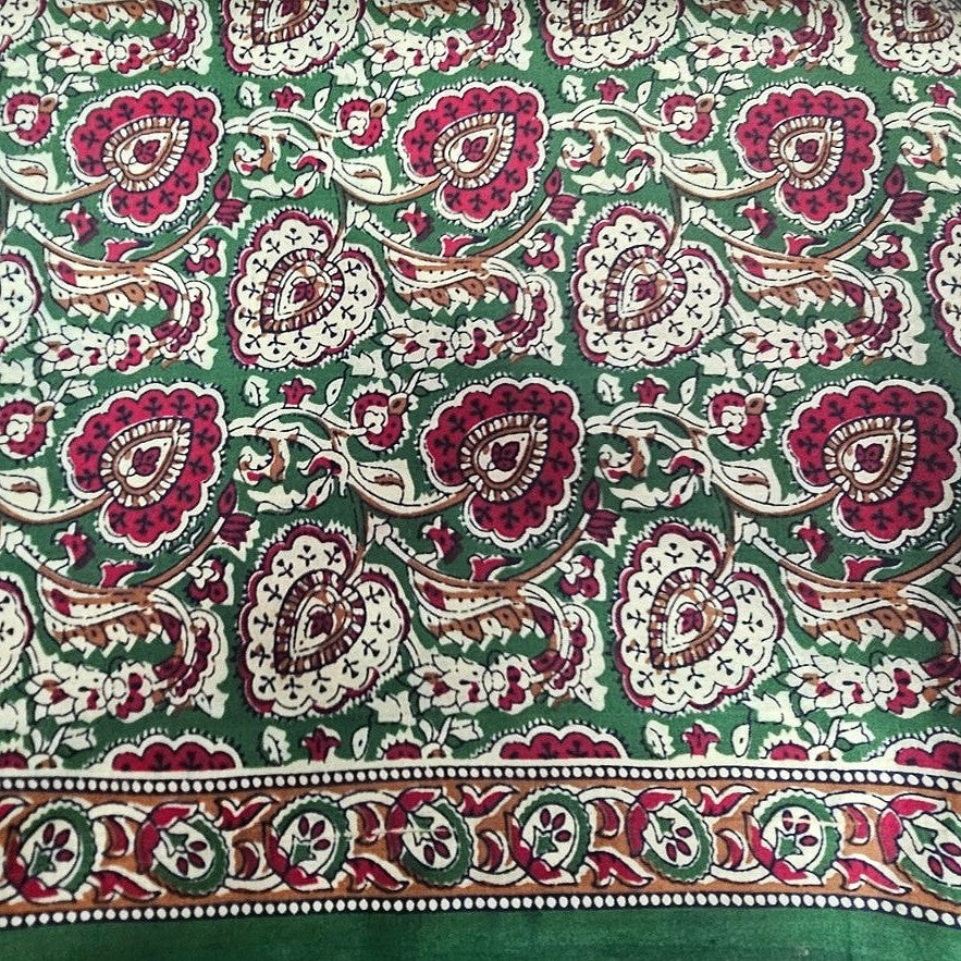 Paisley Cotton Fabric - EA4570 - Flat fabric