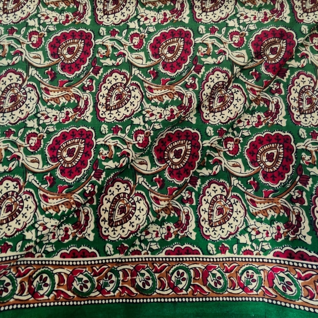 Paisley Cotton Fabric - EA4570 - folds