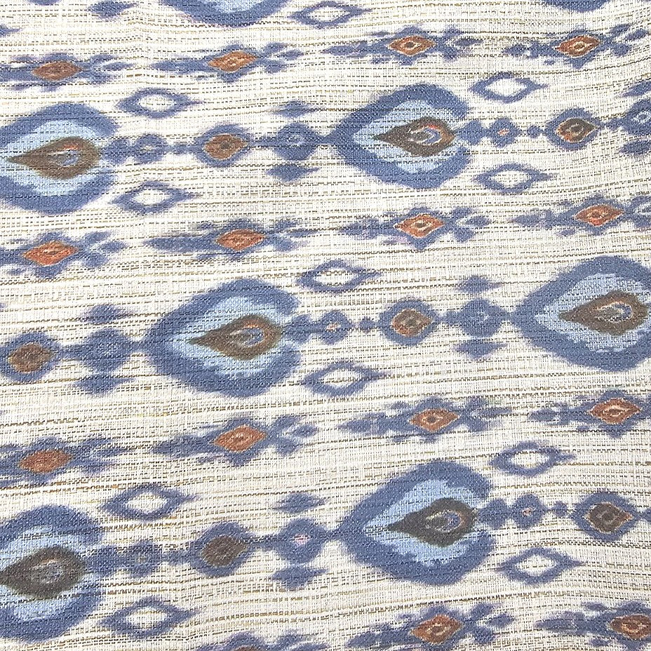 Ikat Raw Silk Fabric