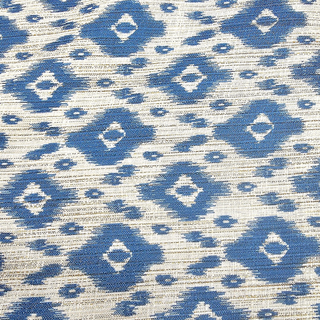 Ikat Raw Silk Fabric - EA4610
